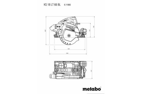 PILARKA TARCZOWA AKUMULATOROWA KS 18 LTX 66 BL PILARKA TARCZOWA AKUMULATOROWA KS 18 LTX 66 BL
