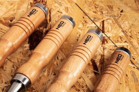 ZESTAW DŁUT 4SZT. (6,12,18,24MM), DREWNIANY UCHWYT ZESTAW DŁUT 4SZT. (6,12,18,24MM), DREWNIANY UCHWYT