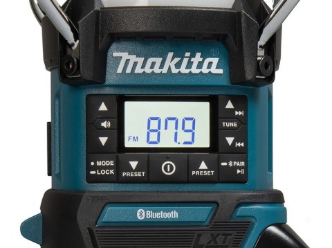 ODBIORNIK RADIOWY Z LAMPĄ I LATARKĄ 18V FM BLUETOOTH USB ODBIORNIK RADIOWY Z LAMPĄ I LATARKĄ 18V FM BLUETOOTH USB