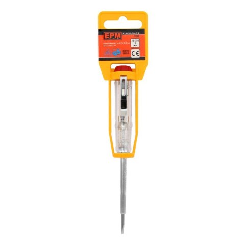 PRÓBNIK NAPIECIA ZAKRES:110-250V 140MM PRÓBNIK NAPIECIA ZAKRES:110-250V 140MM