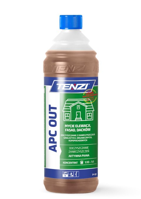 ŚRODEK DO MYCIA ELEWACJI, DACHÓW APC OUT 1L ŚRODEK DO MYCIA ELEWACJI, DACHÓW APC OUT 1L