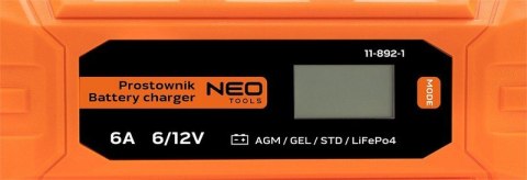 PROSTOWNIK AUTOMATYCZNY 6A/100W,3-150AH DO AGM/GEL PROSTOWNIK AUTOMATYCZNY 6A/100W,3-150AH DO AGM/GEL