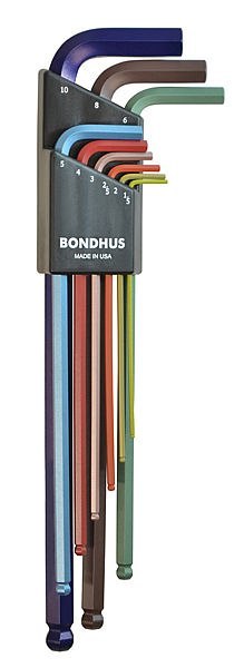 ZESTAW IMBUSÓW BARDZO DŁUGICH Z KULKĄ 1.5-10MM, KOLOR, 9SZT. ZESTAW IMBUSÓW BARDZO DŁUGICH Z KULKĄ 1.5-10MM, KOLOR, 9SZT.