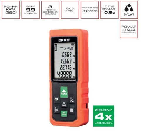DALMIERZ LASEROWY DL-50XG ZIELONA WIĄZKA DALMIERZ LASEROWY DL-50XG ZIELONA WIĄZKA