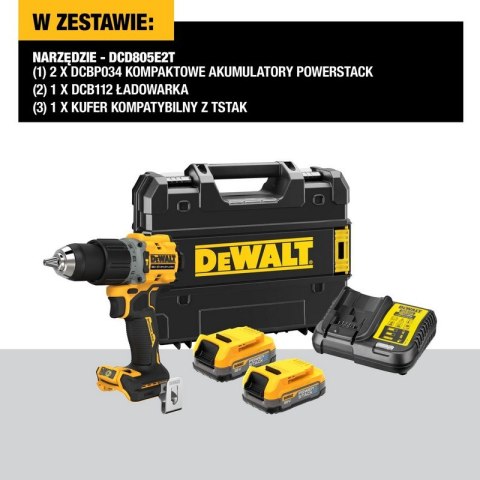 WIERTARKO-WKRĘTARKA AKUM. Z UDAREM XR 18V 2*1.7AH WIERTARKO-WKRĘTARKA AKUM. Z UDAREM XR 18V 2*1.7AH