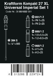 ZESTAW KRAFTFORM KOMPAKT 27 XL UNIVERSAL IMPERIAL SET 1, 7CZ ZESTAW KRAFTFORM KOMPAKT 27 XL UNIVERSAL IMPERIAL SET 1, 7CZ