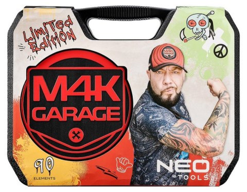 ZESTAW NARZĘDZI M4K GARAGE 90 ELEMENTÓW ZESTAW NARZĘDZI M4K GARAGE 90 ELEMENTÓW