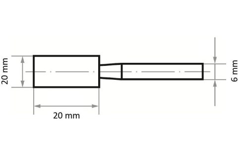 ŚCIERNICA TRZPIENIOWA EKW 60 L V1 20*20*6 ŚCIERNICA TRZPIENIOWA EKW 60 L V1 20*20*6