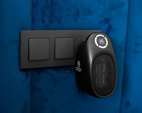 TERMOWENTYLATOR GNIAZDKOWY CZARNY AD 7726 TERMOWENTYLATOR GNIAZDKOWY CZARNY AD 7726