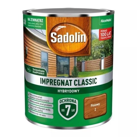 SADOLIN IMPREGNAT CLASSIC HYBRYDOWY 7 LAT PINIOWY 0.75L SADOLIN IMPREGNAT CLASSIC HYBRYDOWY 7 LAT PINIOWY 0.75L