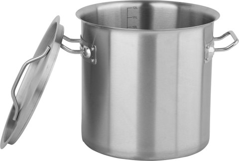 GARNEK WYSOKI Z POKRYWKĄ ZE STALI NIERDZEWNEJ 25X25 12L GARNEK WYSOKI Z POKRYWKĄ ZE STALI NIERDZEWNEJ 25X25 12L