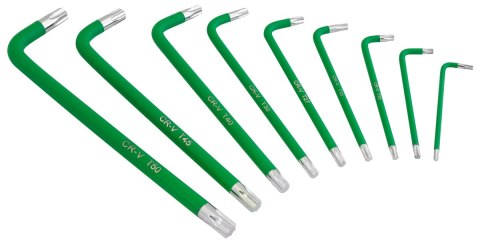 KOMPLET KLUCZY TRZPIENIOWYCH HEX I TORX DŁUGIE 18 SZTUK KOMPLET KLUCZY TRZPIENIOWYCH HEX I TORX DŁUGIE 18 SZTUK