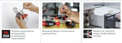 ZESTAW KLUCZY TRZPIENIOWYCH Z UCHWYTEM PROSTAR 10SZT. ZESTAW KLUCZY TRZPIENIOWYCH Z UCHWYTEM PROSTAR 10SZT.