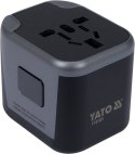 ADAPTER PODRÓŻNY UNIW. 2XUSB 12W YATO
