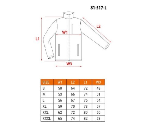 BLUZA SOFTSHELL OUTDOOR ZIELONA ROZMIAR M NEO BLUZA SOFTSHELL OUTDOOR ZIELONA ROZMIAR M NEO