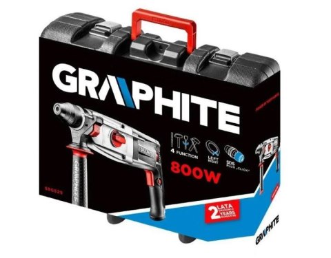 MŁOTOWIERTARKA SDS+ 800W GRAPHITE MŁOTOWIERTARKA SDS+ 800W GRAPHITE