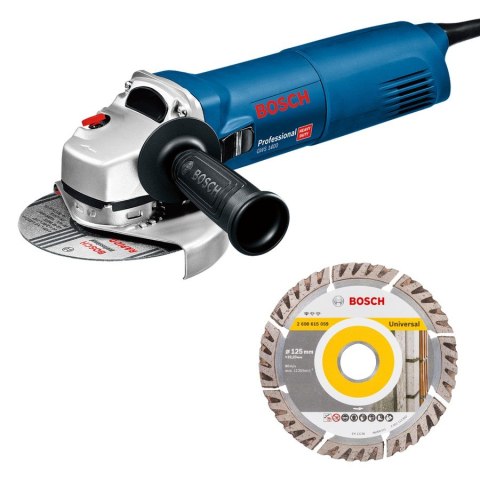 SZLIFIERKA KĄTOWA 125MM GWS 1400 1400W + TARCZA DIAMENTOWA BOSCH SZLIFIERKA KĄTOWA 125MM GWS 1400 1400W + TARCZA DIAMENTOWA BOSCH