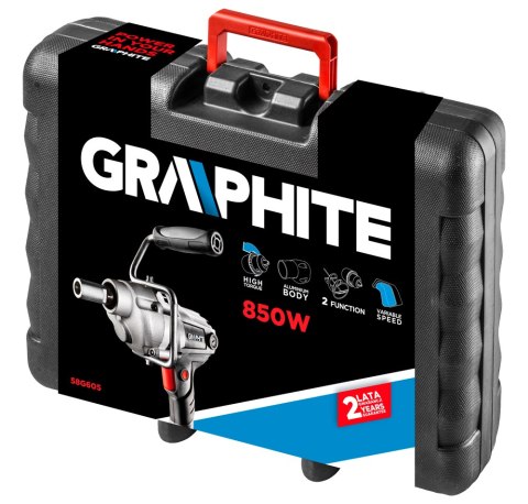 WIERTARKO-MIESZARKA 850W 13MM GRAPHITE WIERTARKO-MIESZARKA 850W 13MM GRAPHITE