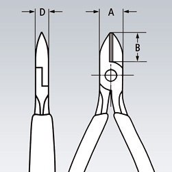 SZCZYPCE TNĄCE BOCZNE 125MM SZCZYPCE TNĄCE BOCZNE 125MM