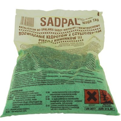 KATALIZATOR DO SPALANIA SADZY SADPAL 0.5KG KATALIZATOR DO SPALANIA SADZY SADPAL 0.5KG