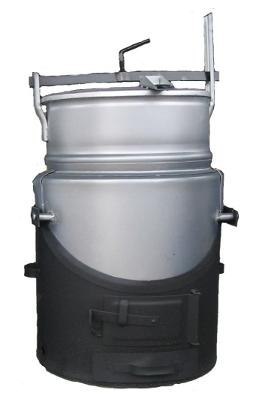 PARNIK Z SZAMOTEM CZARNY 100 L PARNIK Z SZAMOTEM CZARNY 100 L