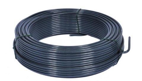 DRUT OCYNKOWANY POKRYTY PCV. 2.0MM . BRĄZOWY.. DRUT OCYNKOWANY POKRYTY PCV. 2.0MM . BRĄZOWY..
