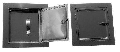 DRZWICZKI KOMINOWE NIERDZEWNE 140*140MM MAŁE DRZWICZKI KOMINOWE NIERDZEWNE 140*140MM MAŁE