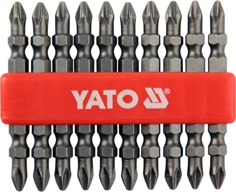 GROTY DWUSTRONNE, BIT, KOŃCÓWKA PH2 65MM ZESTAW 10-SZTUKOWY GROTY DWUSTRONNE, BIT, KOŃCÓWKA PH2 65MM ZESTAW 10-SZTUKOWY