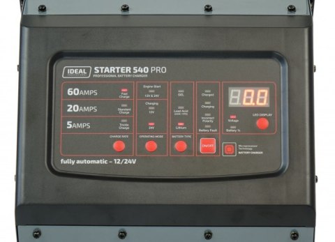 PROSTOWNIK Z ROZRUCHEM I-STARTER 540 PRO STD/GEL/AGM 12/24V PROSTOWNIK Z ROZRUCHEM I-STARTER 540 PRO STD/GEL/AGM 12/24V