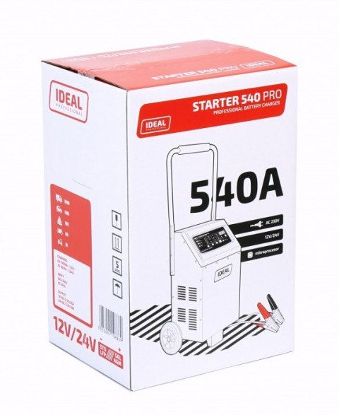 PROSTOWNIK Z ROZRUCHEM I-STARTER 540 PRO STD/GEL/AGM 12/24V PROSTOWNIK Z ROZRUCHEM I-STARTER 540 PRO STD/GEL/AGM 12/24V