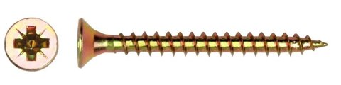 WKRĘT DO DREWNA OCYNK ŻÓŁTY PEŁNY GWINT FHD 3.0*25MM WKRĘT DO DREWNA OCYNK ŻÓŁTY PEŁNY GWINT FHD 3.0*25MM