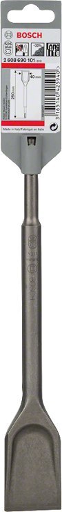DŁUTO PŁASKIE SDS PLUS SZEROKIE 40*250MM DŁUTO PŁASKIE SDS PLUS SZEROKIE 40*250MM