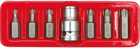 ZESTAW BITÓW TORX T25-T50 7 SZTUK ZESTAW BITÓW TORX T25-T50 7 SZTUK