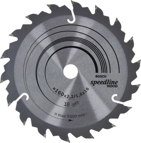 PIŁA TARCZOWA H SPEEDLINE 160*2,4*16Z*18 PIŁA TARCZOWA H SPEEDLINE 160*2,4*16Z*18