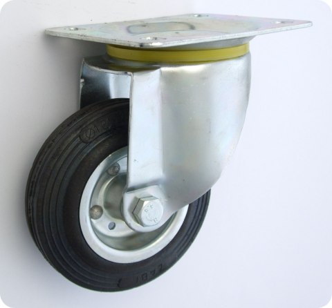 KOŁO METAL-GUMA 125MM OBUDOWA SKRĘTNA 22 KOŁO METAL-GUMA 125MM OBUDOWA SKRĘTNA 22