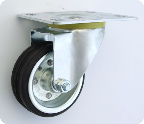 KOŁO METAL-GUMA 80MM OBUDOWA SKRĘTNA 3L KOŁO METAL-GUMA 80MM OBUDOWA SKRĘTNA 3L