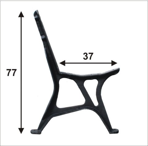 NOGA DO ŁAWKI MIEJSKA NR2, 5 DESEK NOGA DO ŁAWKI MIEJSKA NR2, 5 DESEK