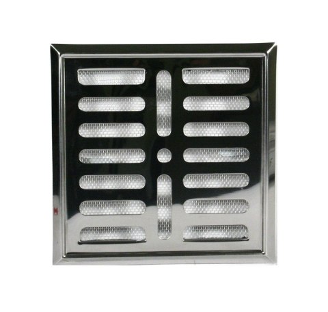 KRATKA METALOWA Z SZYLDEM NIERDZEWNYM 14*14CM I SIATKĄ KRATKA METALOWA Z SZYLDEM NIERDZEWNYM 14*14CM I SIATKĄ