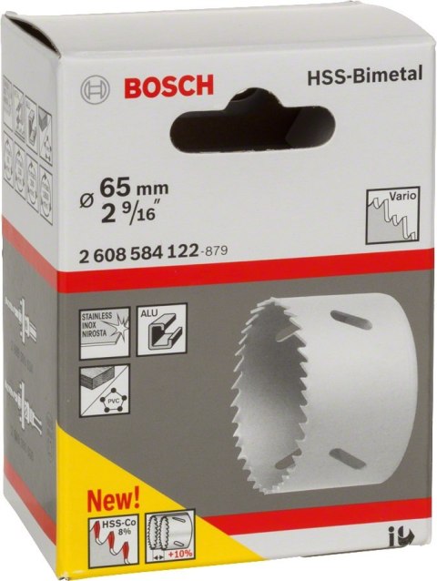 PIŁA OTWORNICA BIMETAL 65MM PIŁA OTWORNICA BIMETAL 65MM