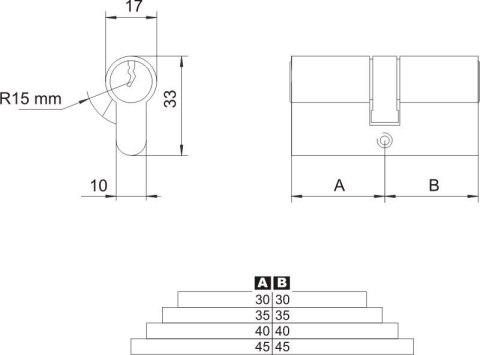 WKŁADKA SYMETRYCZNA NIKIEL 40/40 WKŁADKA SYMETRYCZNA NIKIEL 40/40