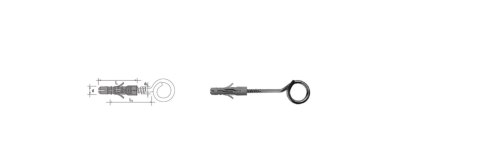 HAK HUŚTAWKOWY 8MM KOPOLIMER HAK HUŚTAWKOWY 8MM KOPOLIMER