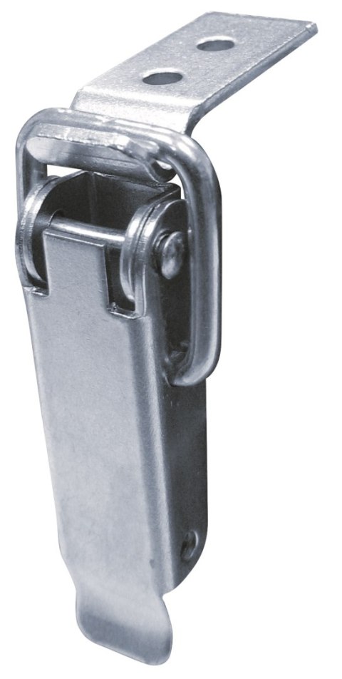 ZAMKNIĘCIE DO SKRZYŃ OCYNKOWANE Z HAKIEM TYPU D 55*13MM ZAMKNIĘCIE DO SKRZYŃ OCYNKOWANE Z HAKIEM TYPU D 55*13MM