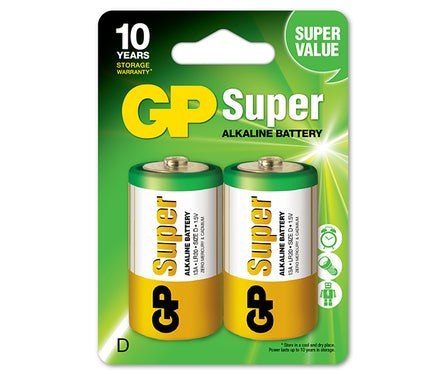 BATERIA SUPER ALKALINE LR20 1.5V 2 SZTUKI BATERIA SUPER ALKALINE LR20 1.5V 2 SZTUKI
