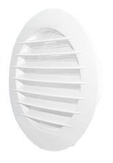 KRATKA OKRĄGŁA Z SIATKĄ 125MM BIAŁA KRATKA OKRĄGŁA Z SIATKĄ 125MM BIAŁA