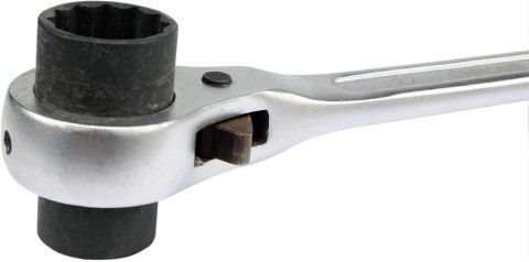 KLUCZ NASADOWY DWUSTRONNY Z GRZECHOTKĄ 19*22MM KLUCZ NASADOWY DWUSTRONNY Z GRZECHOTKĄ 19*22MM