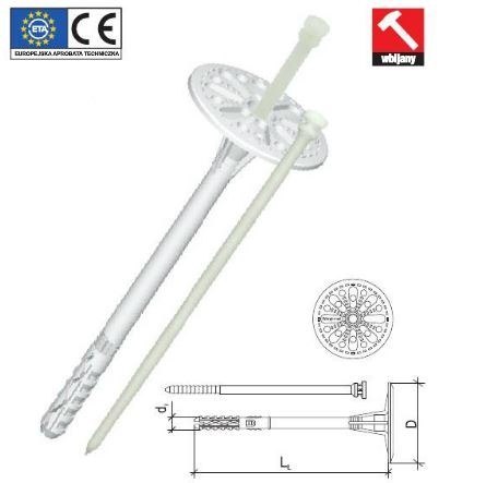 KOŁEK DO IZOLACJI TRZPIEŃ Z TWORZYWA 10*220MM KOŁEK DO IZOLACJI TRZPIEŃ Z TWORZYWA 10*220MM