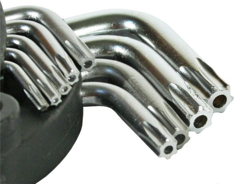KOMPLET KLUCZY TORX TYP L T10-T50 9SZT. KRÓTKIE KOMPLET KLUCZY TORX TYP L T10-T50 9SZT. KRÓTKIE