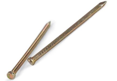 GWOŹDZIE STOLARSKIE ZP 2.5*60MM OCYNKOWANE NA ŻÓŁTO GWOŹDZIE STOLARSKIE ZP 2.5*60MM OCYNKOWANE NA ŻÓŁTO