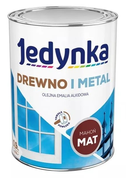 EMALIA ALKIDOWA DO DREWNA I METALU MAHOŃ 0,9L EMALIA ALKIDOWA DO DREWNA I METALU MAHOŃ 0,9L