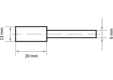 ŚCIERNICA TRZPIENIOWA EKR 46 N V4 13*20*6 ŚCIERNICA TRZPIENIOWA EKR 46 N V4 13*20*6